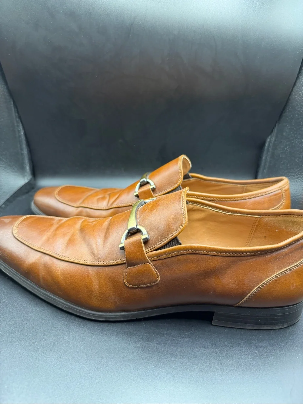 Call it spring Men's Tan Leather Bit Loafers